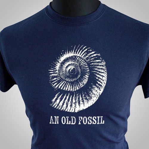 Old fossil shirt - shirt, ammonite